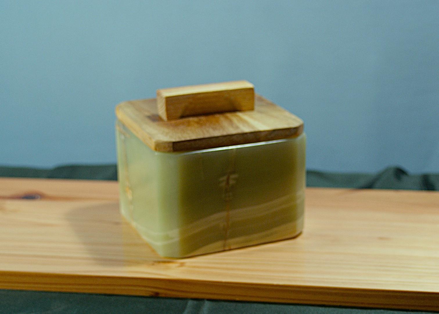 石の器　蓋つきトレイ　菓子鉢　小物入れ | 2枚目