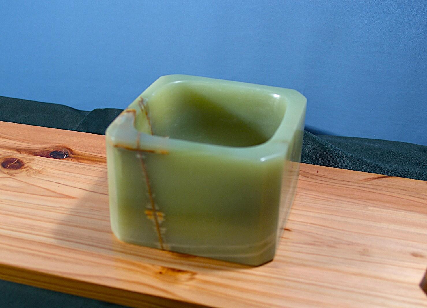 石の器　蓋つきトレイ　菓子鉢　小物入れ | 6枚目