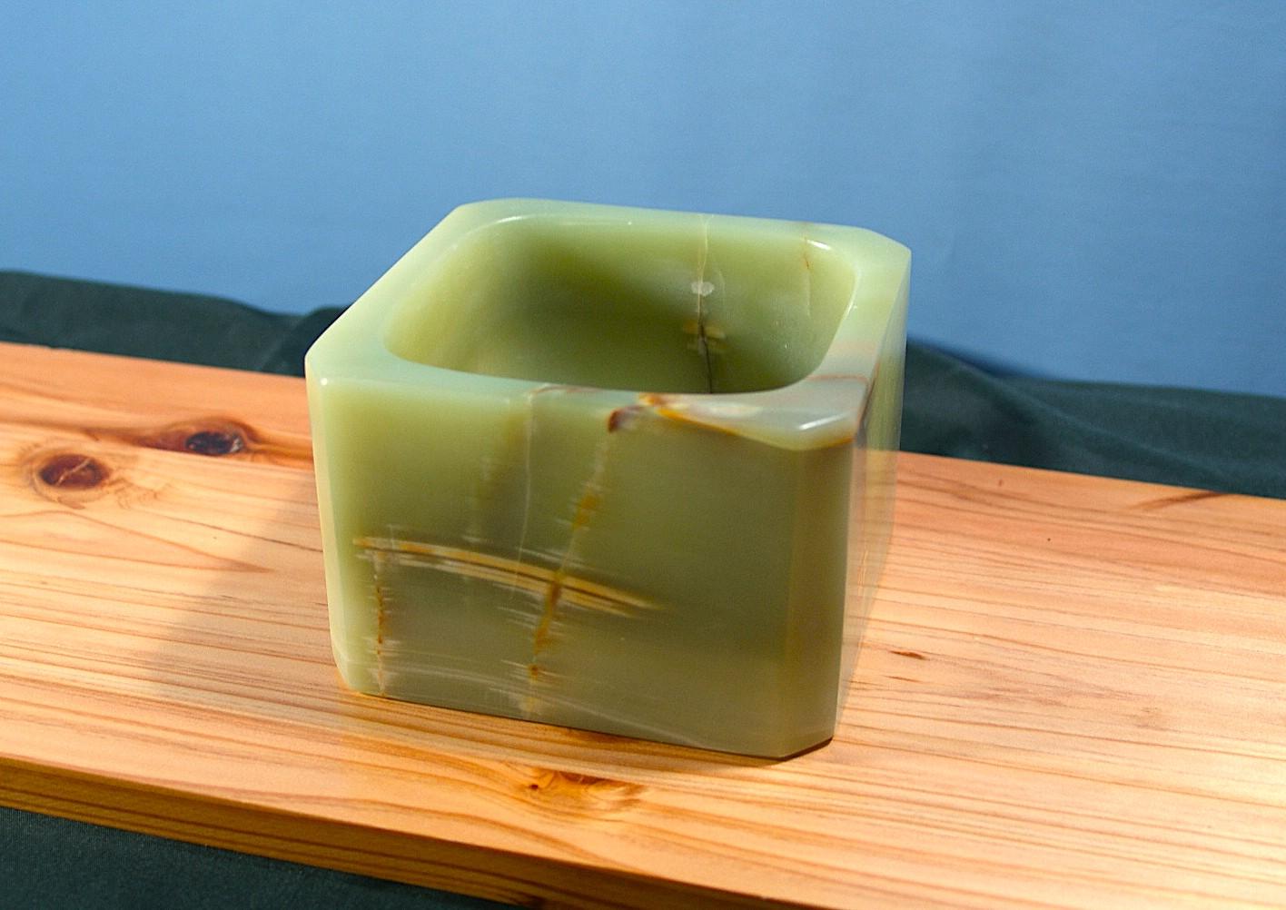 石の器　蓋つきトレイ　菓子鉢　小物入れ | 7枚目