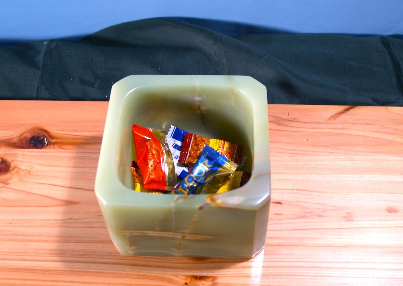 石の器　蓋つきトレイ　菓子鉢　小物入れ | 8枚目