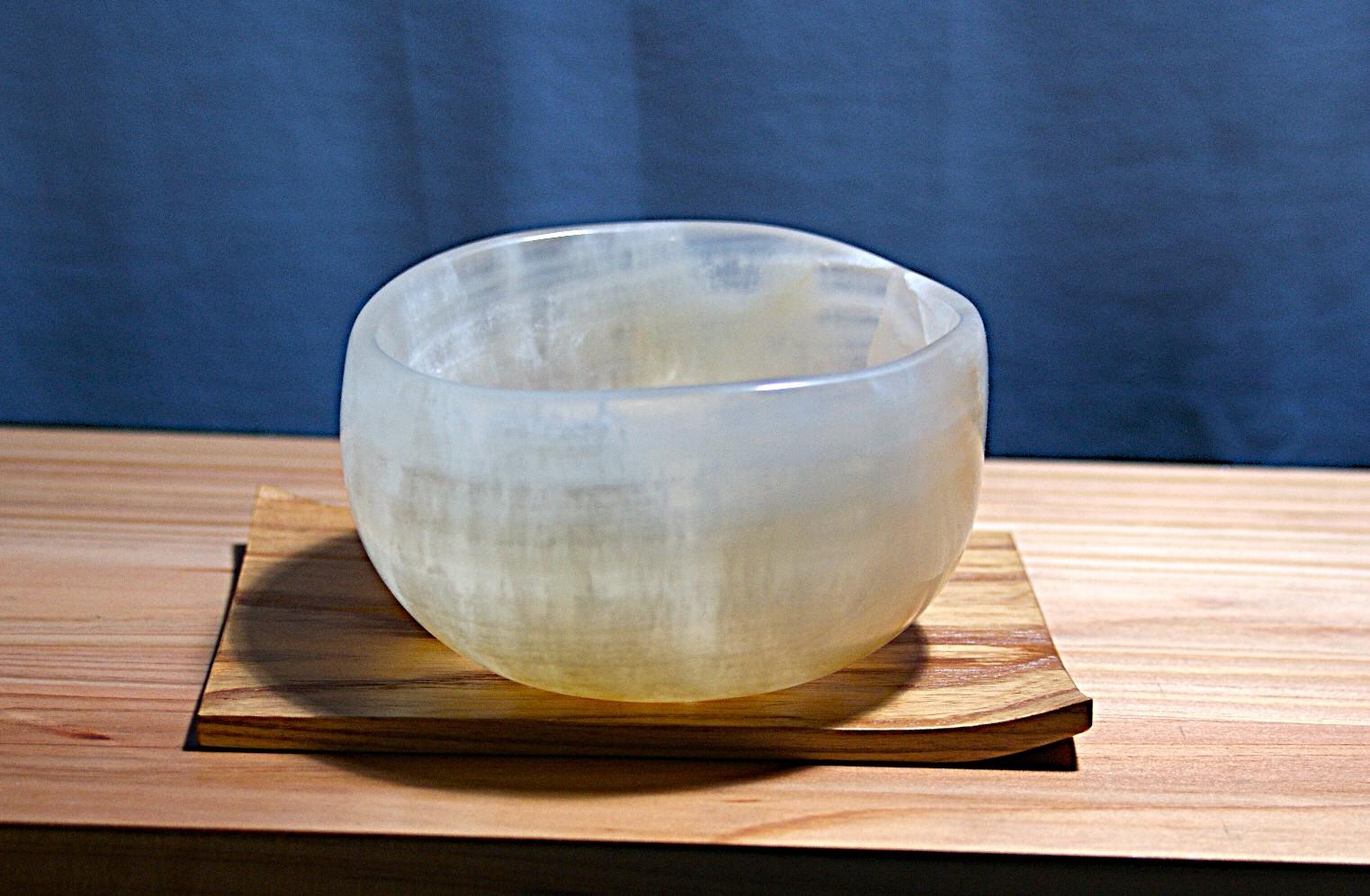 石の器　『春のことぶれ』　抹茶茶碗　鉢物　花器　オニックスの器 | 10枚目