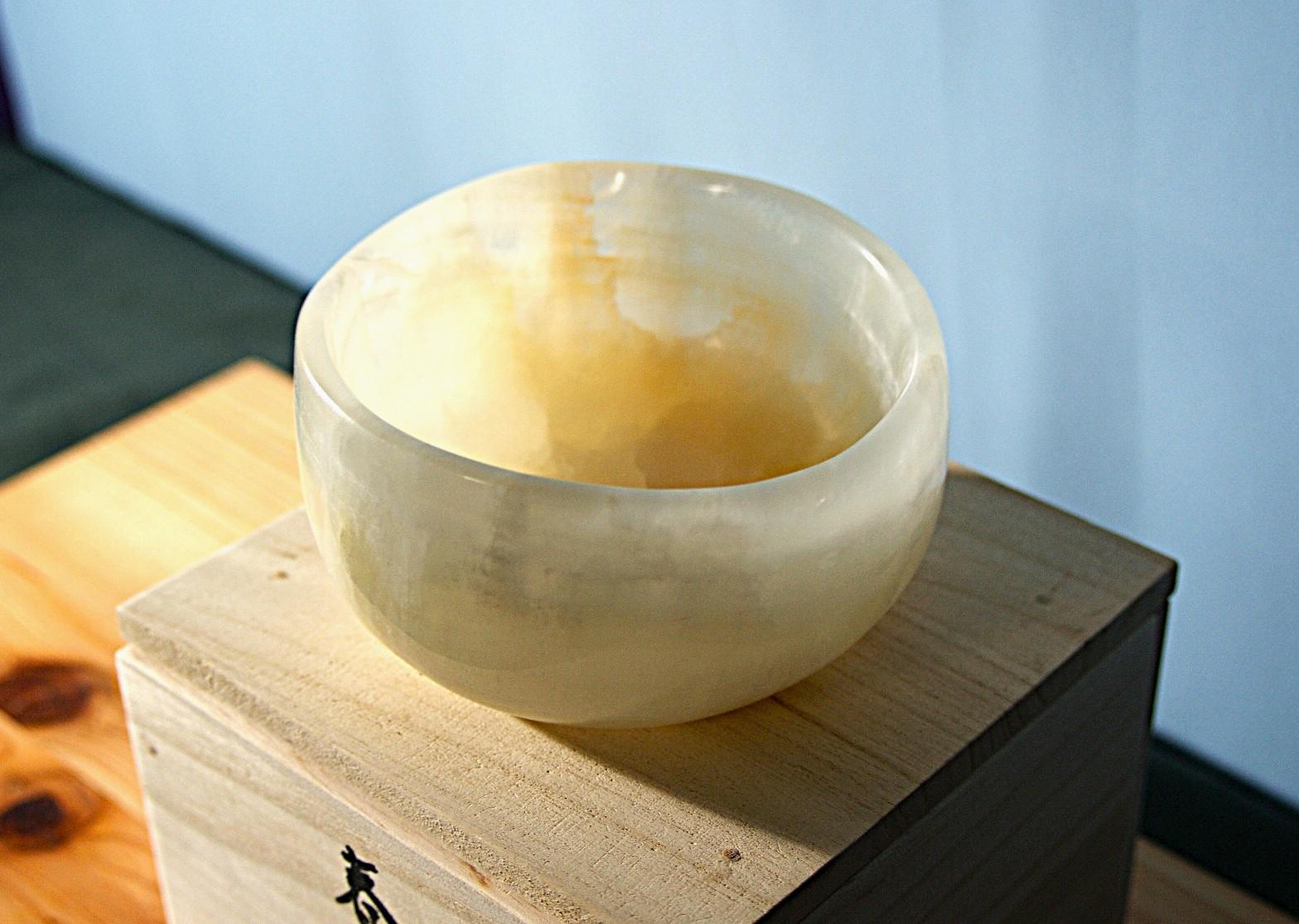 石の器　『春のことぶれ』　抹茶茶碗　鉢物　花器　オニックスの器 | 11枚目