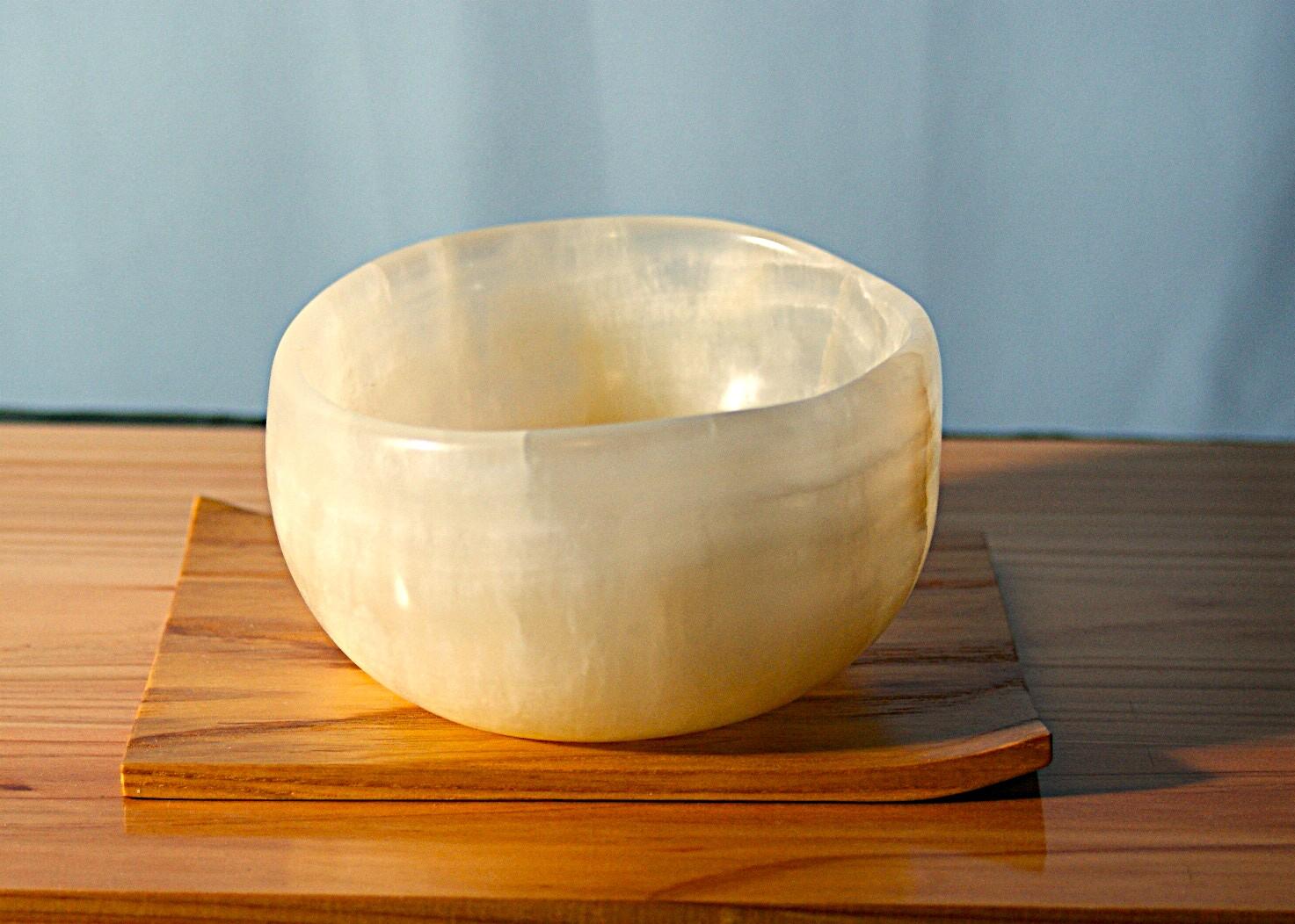 石の器　『春のことぶれ』　抹茶茶碗　鉢物　花器　オニックスの器 | 7枚目