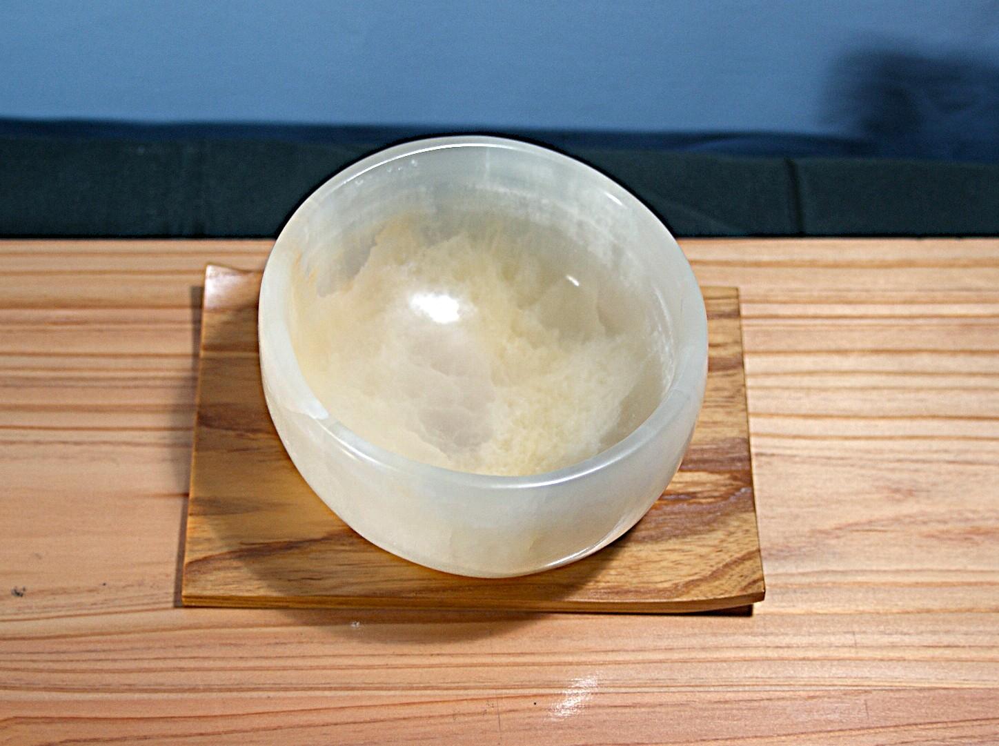 石の器　『春のことぶれ』　抹茶茶碗　鉢物　花器　オニックスの器 | 9枚目