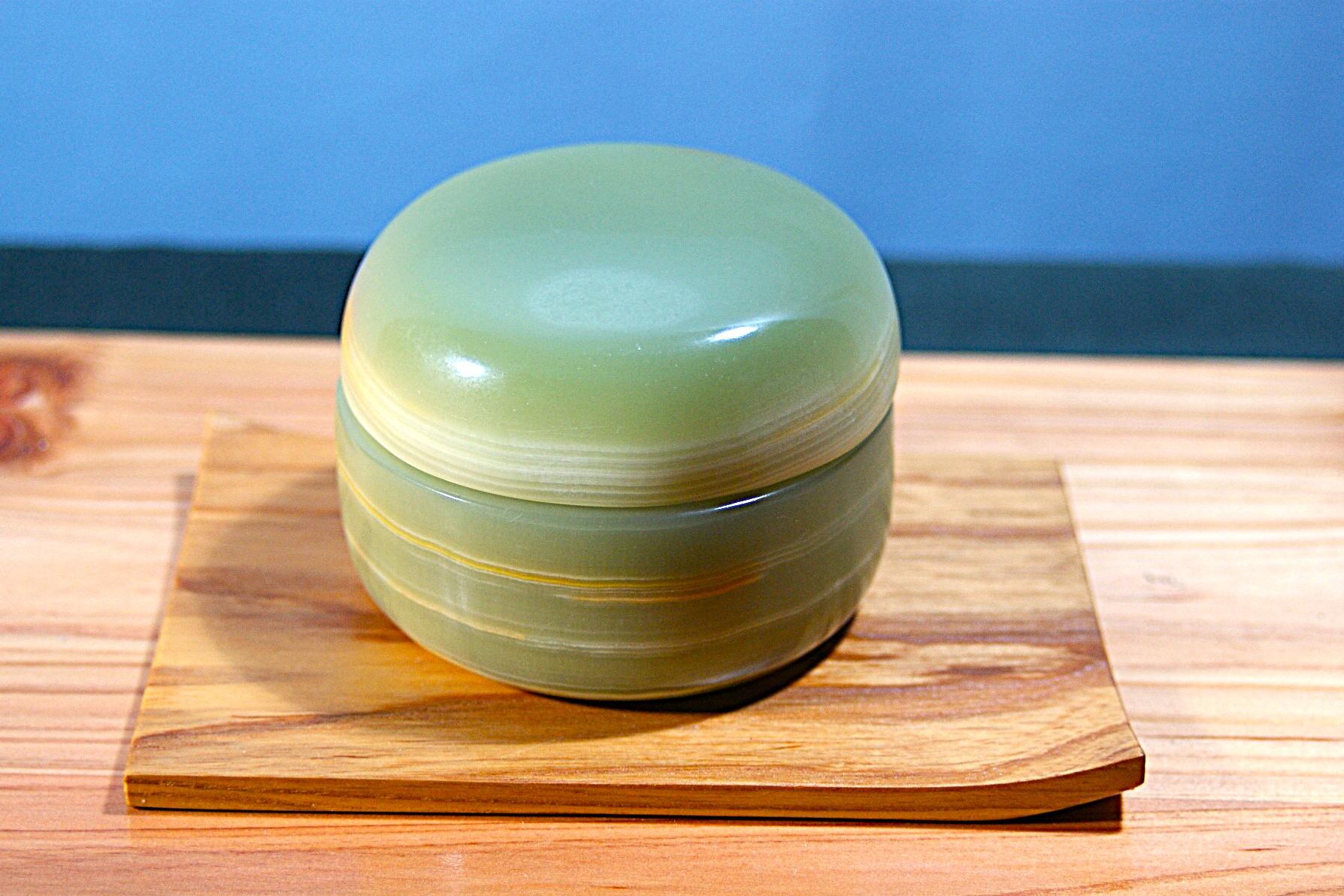 石の器　オニックスの小さな器　ボンボニエール　菓子鉢　小物入れ1枚目の画像