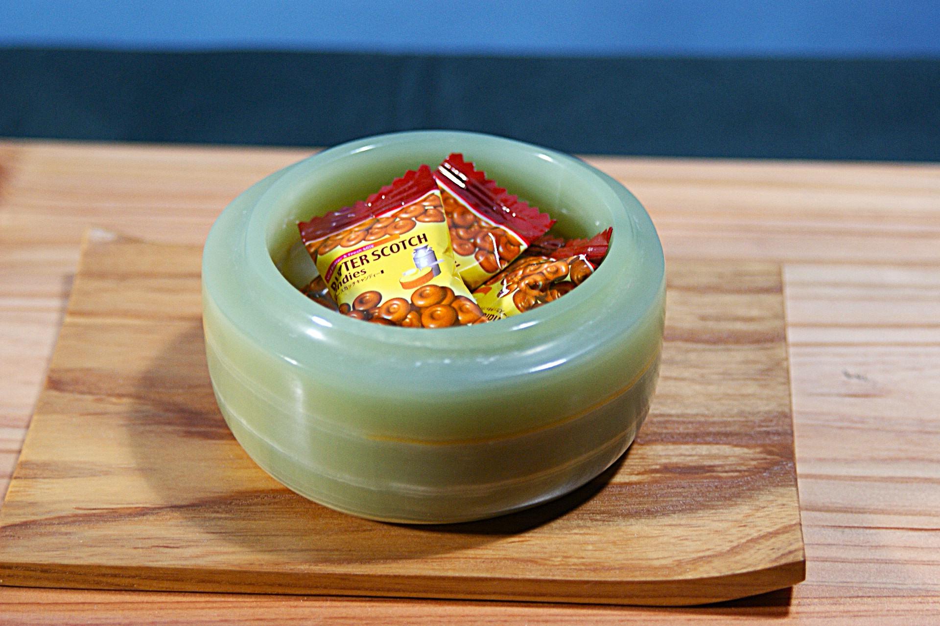 石の器　オニックスの小さな器　ボンボニエール　菓子鉢　小物入れ | 6枚目