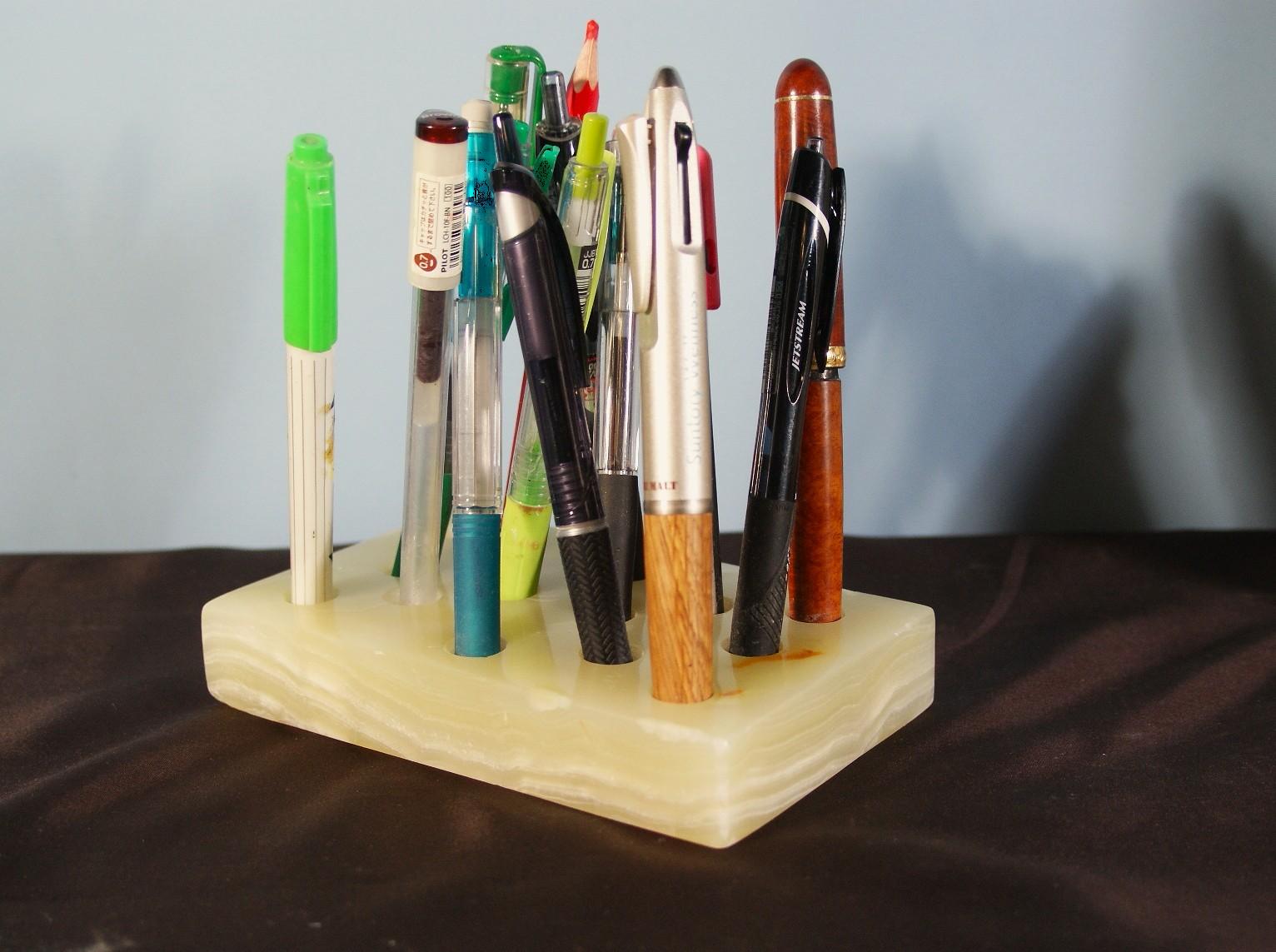 ペン立て　オニックスのペンスタンド　ペンホルダー　ツールスタンド