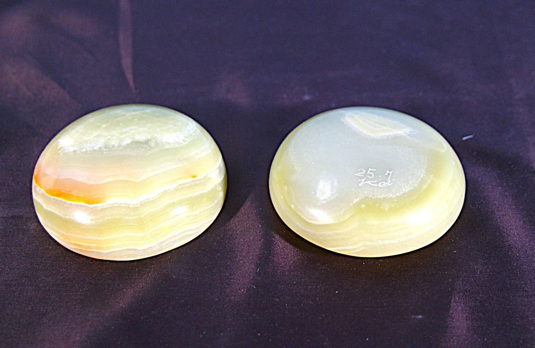 香合　『早春』　天然石オニックス（縞瑪瑙）の香合　手彫りの香合 | 7枚目