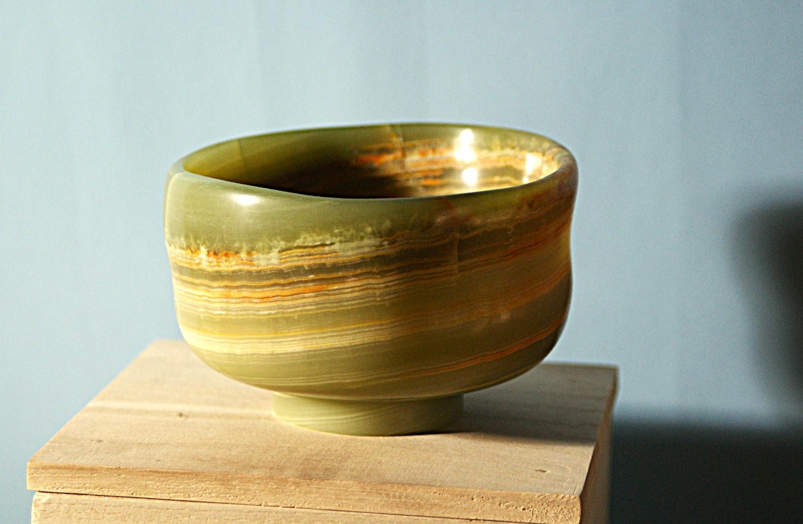 石の器　『晩秋』　鉢物　花器　置物 | 2枚目