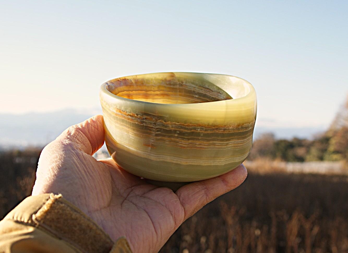 石の器　『晩秋』　鉢物　花器　置物 | 6枚目
