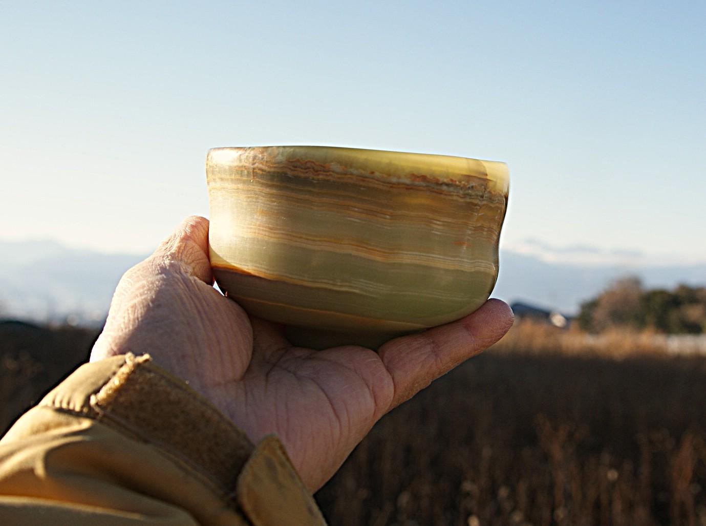 石の器　『晩秋』　鉢物　花器　置物 | 7枚目