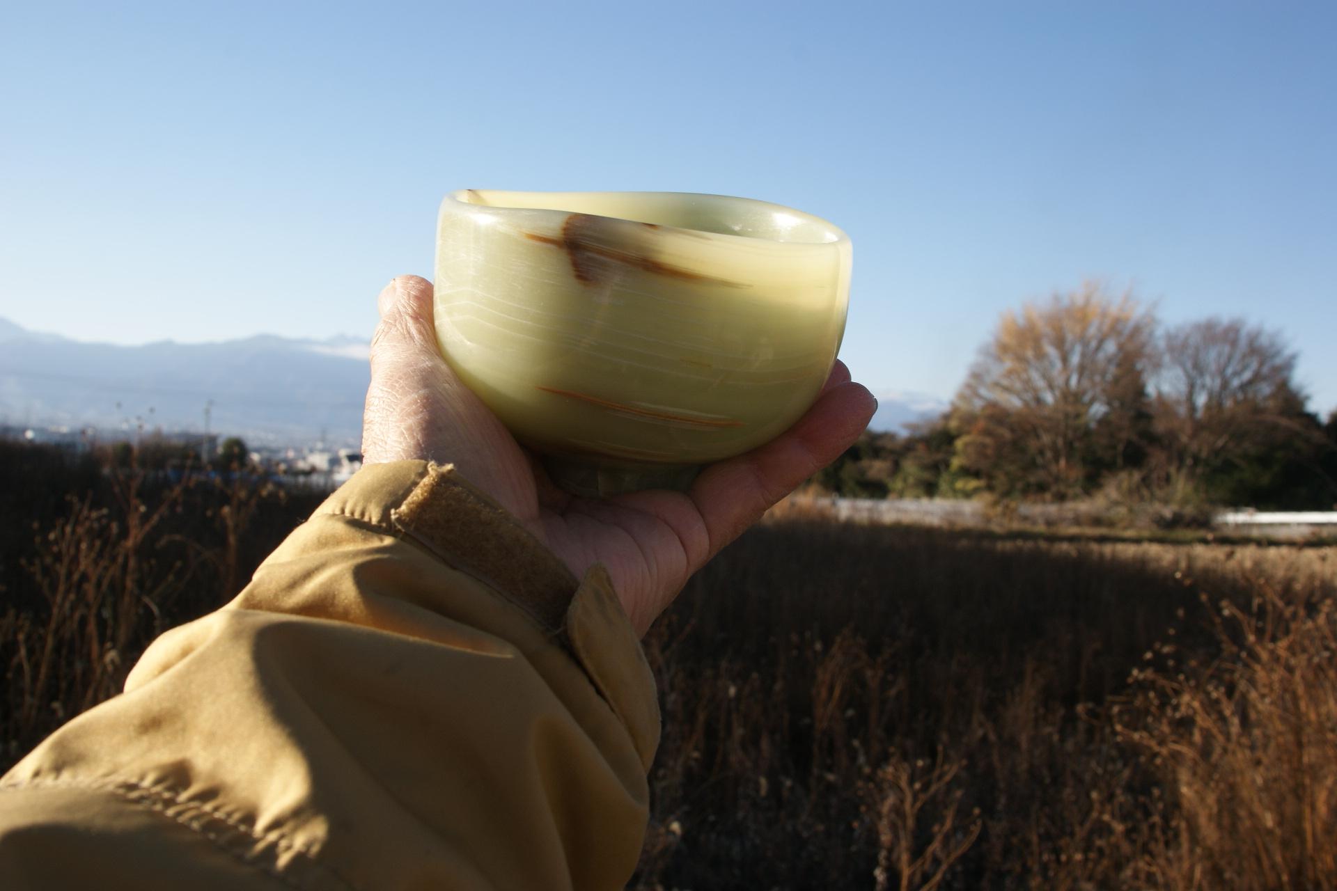 石の器　『晩春』　鉢物　花器　お部屋のオブジェ「 | 9枚目